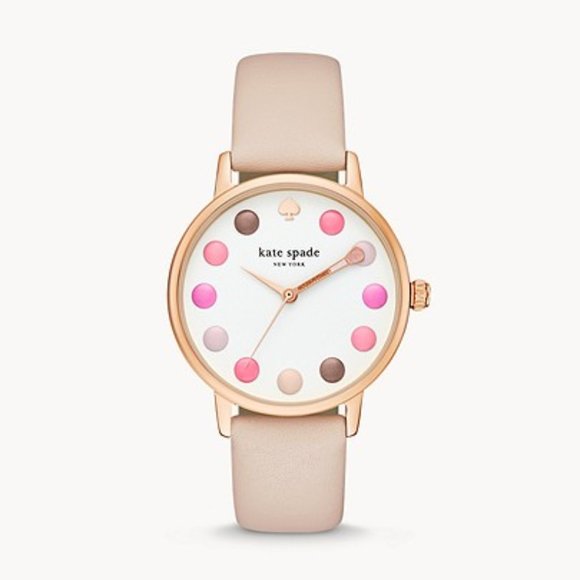 kate spade Accessories - Kate Spade New York Metro Three-hand Leather Watch